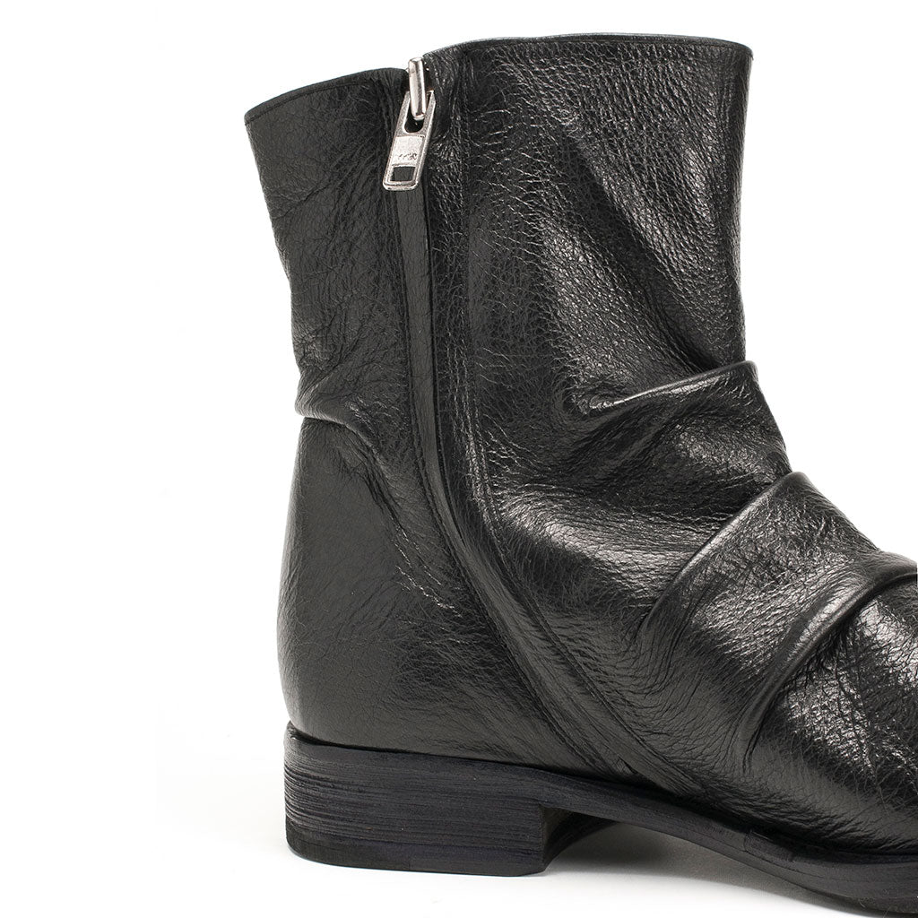 Bowie Black Leather Boots