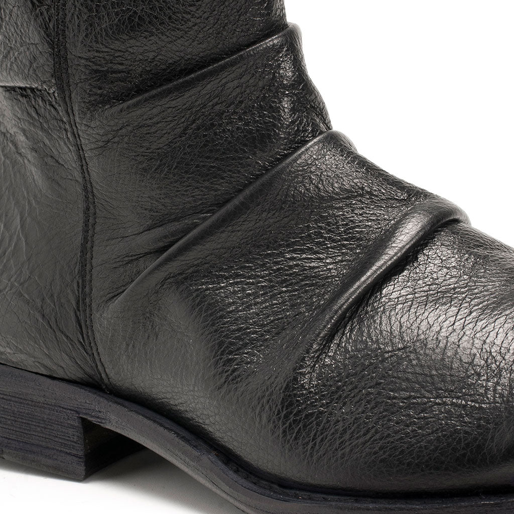 Bowie Black Leather Boots