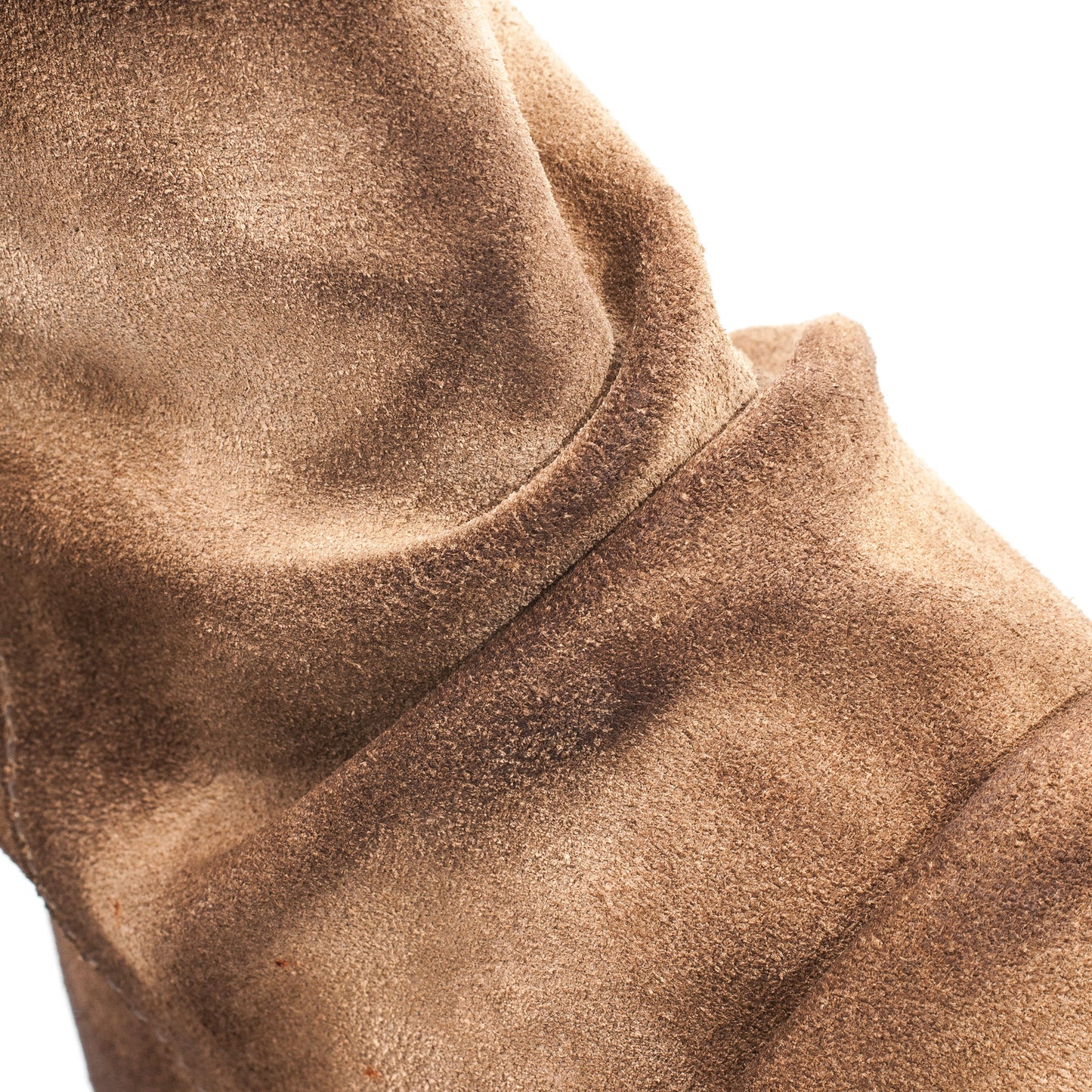 Bowie Gamuzon Camel Boots [Suede Leather]