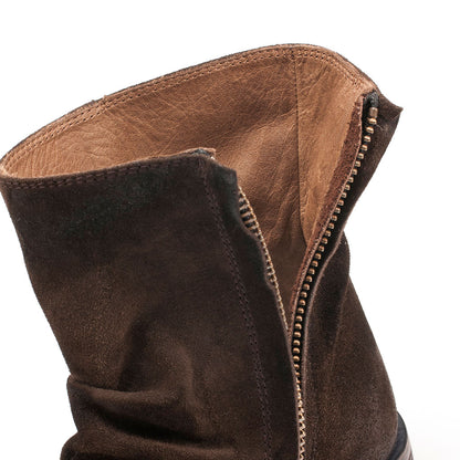 Bowie Gamuzon Choco Boots [Suede Leather]