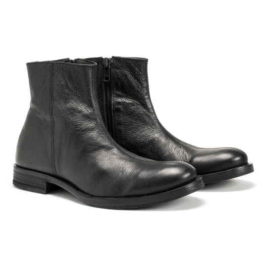 Charly Black Leather Boots