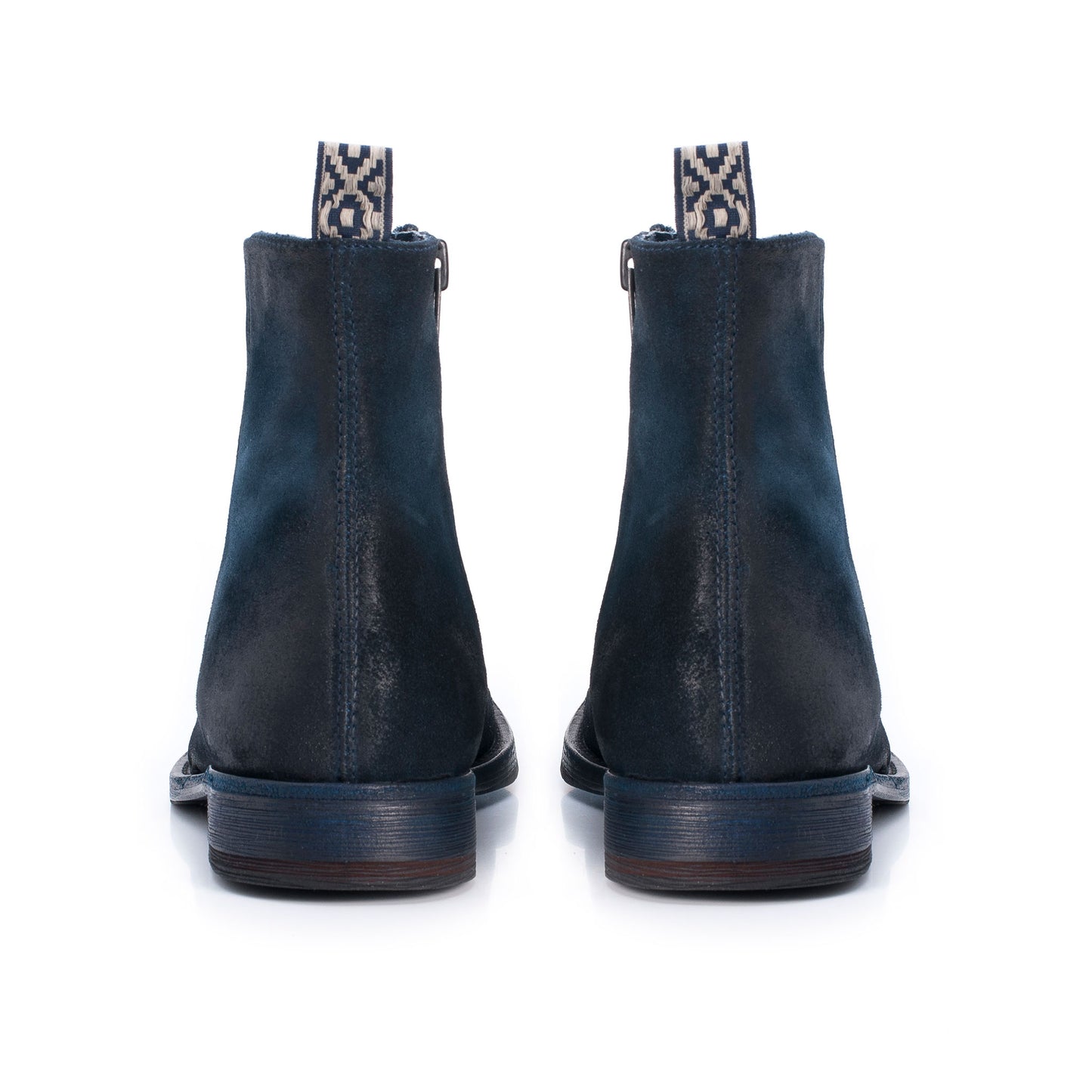 Charly Gamuzon Blue Boots [Suede Leather]