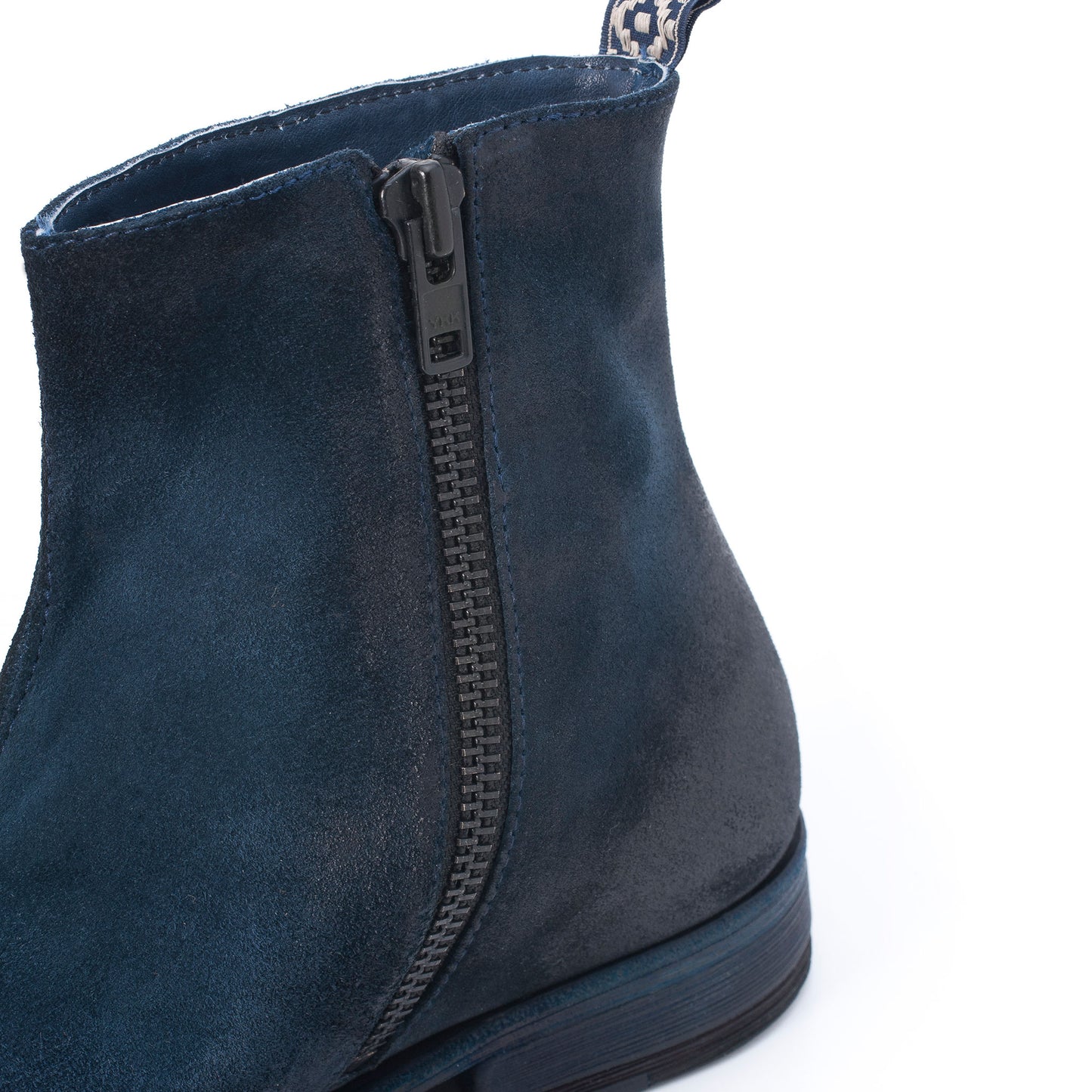 Charly Gamuzon Blue Boots [Suede Leather]