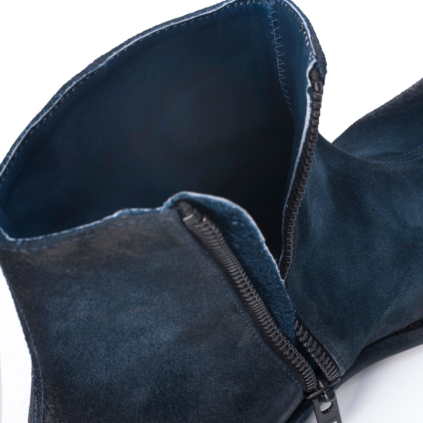 Charly Gamuzon Blue Boots [Suede Leather]