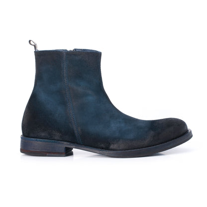 Charly Gamuzon Blue Boots [Suede Leather]