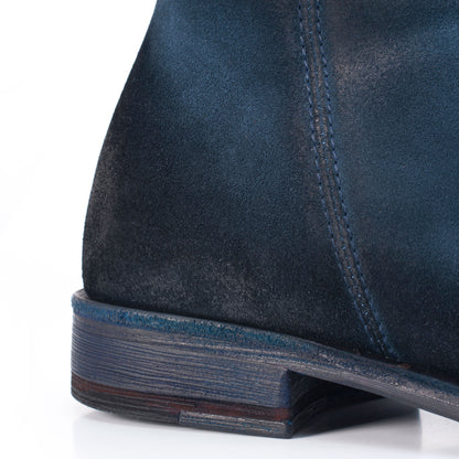 Charly Gamuzon Blue Boots [Suede Leather]