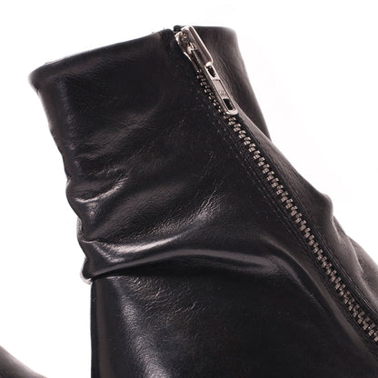 Flysteppers Black Leather Boots