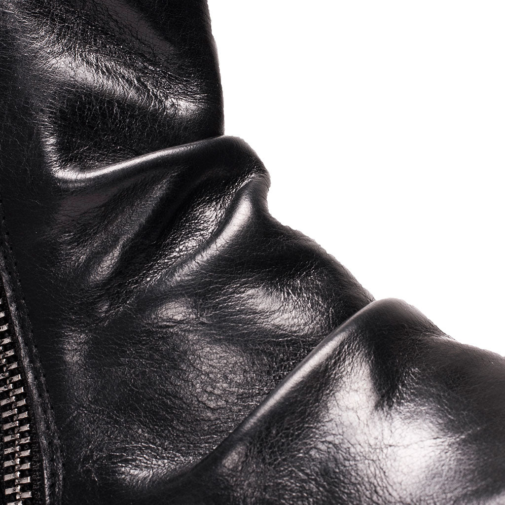 Flysteppers Black Leather Boots