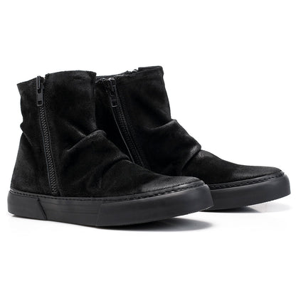 Licha Boot Gamuzon Negra [Suede Leather]