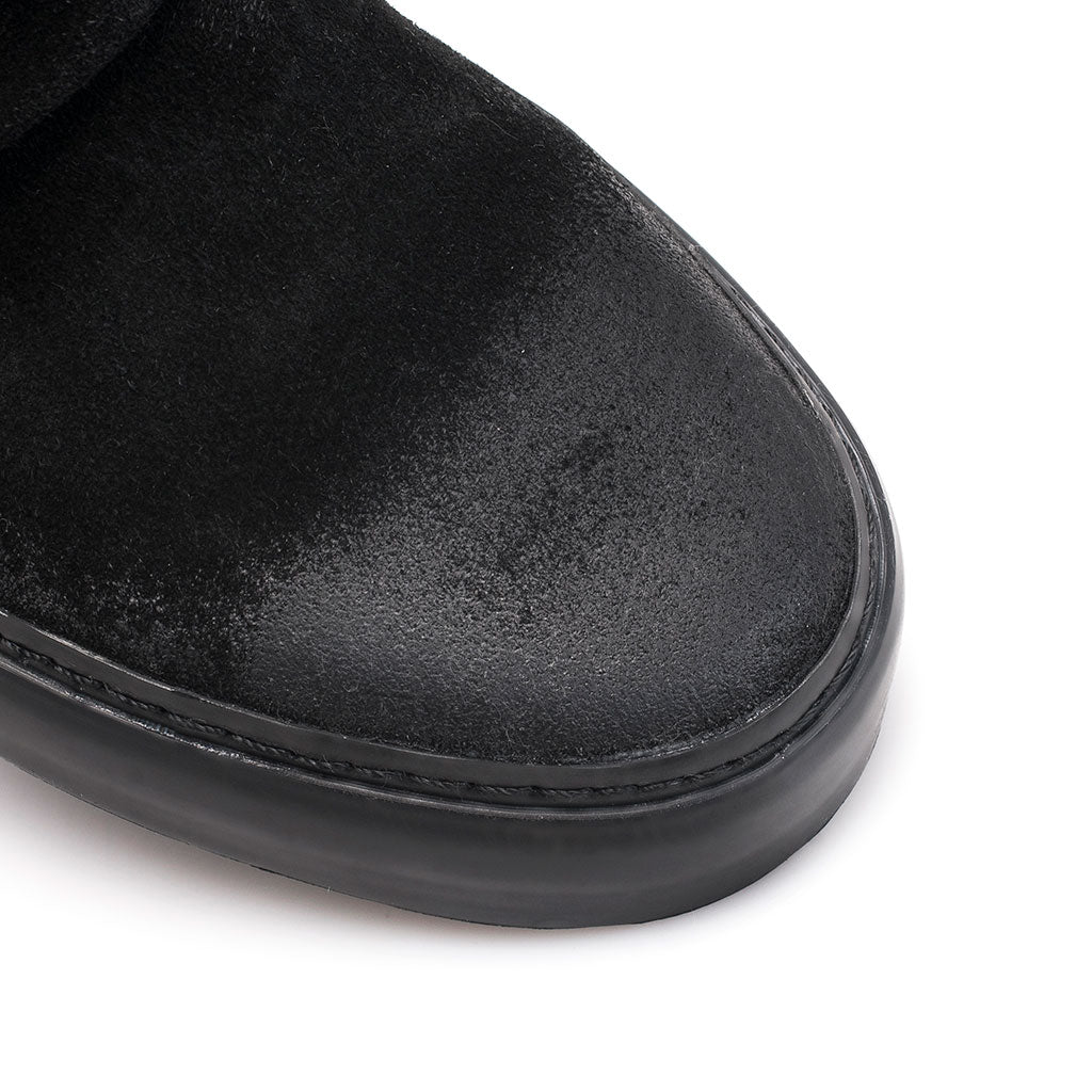 Licha Boot Gamuzon Negra [Suede Leather]