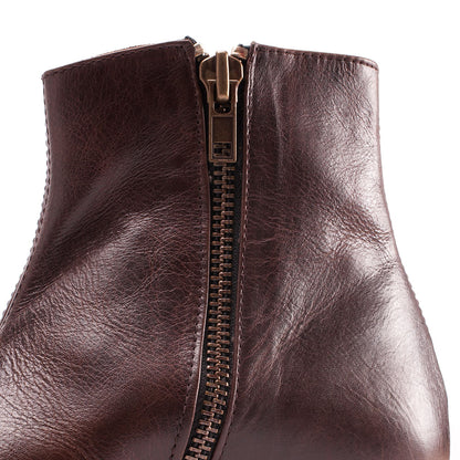 Charly Leather Boot Choco