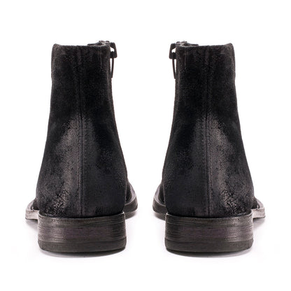 Charly Gamuzon Black Boots [Suede Leather]