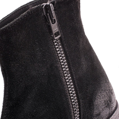 Charly Gamuzon Black Boots [Suede Leather]