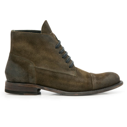 Borcego Dylan Gamuzon Verde [Suede Leather]