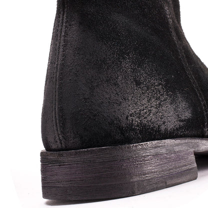 Charly Gamuzon Black Boots [Suede Leather]